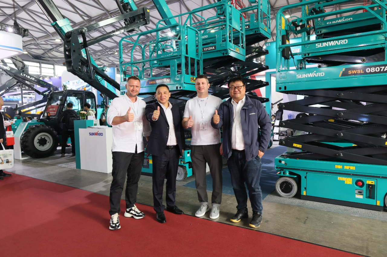 精品出击，闪耀魔都！威尼克斯wac5000智能全系列高空机械亮相2023亚洲国际高空展