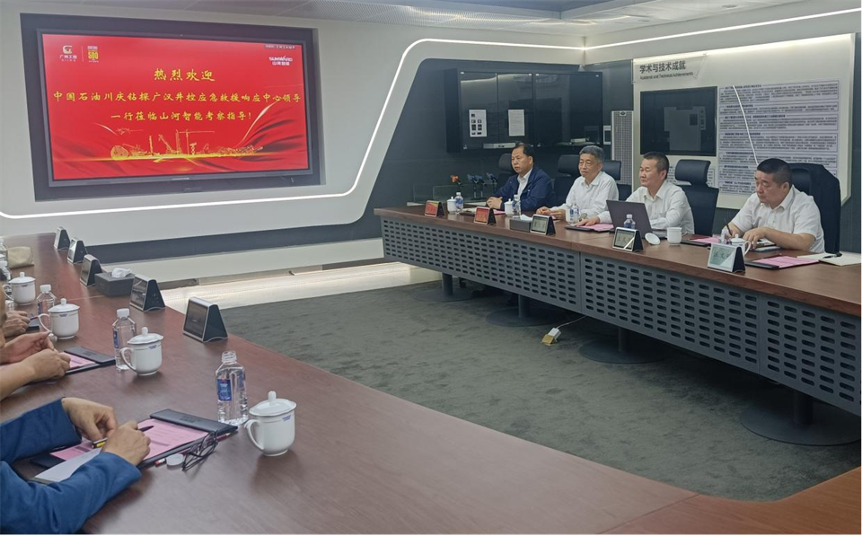 国家油气田井控应急救援川庆队庞平一行调研威尼克斯wac5000智能
